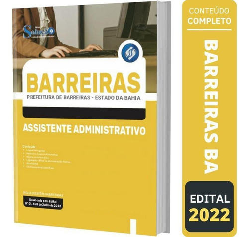Apostila Prefeitura Barreiras Ba - Assistente Administrativo