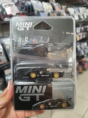 Mini Gt Lamborghini Countach Lb-works Black 1/64 #1081