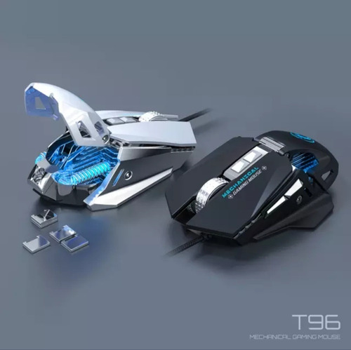 Imagen 7 de 8 de Gamer Mause Profesional Imice T96 Mechanical Negro