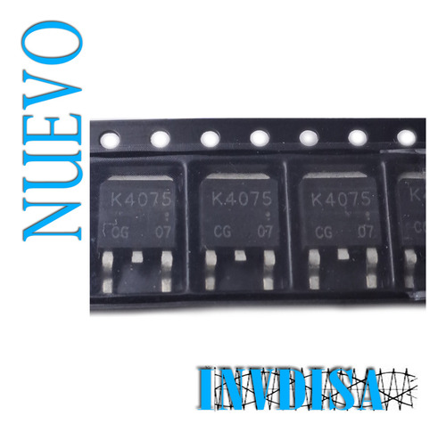 10pzas K4075 / 2sk4075 Transistor Mosfet 40v 60a - N U E V O