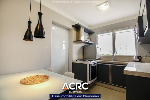 Imagem 8 de 19 de Acrc Imóveis - Apartamento Duplex Semimobiliado Com Ar Condicionado Para Venda No Bairro Ponta Aguda - Ap04019 - 68876497