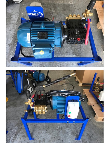 Imagen 3 de 5 de Hidrolavadora Industrial Apollo 5 Platino 220 V 2600 Psi