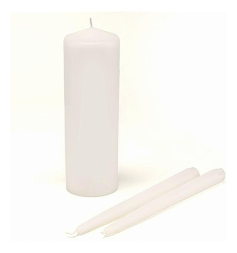 Hortense B. Hewitt Boda Accesorios Basic Blanco Unity Velas,