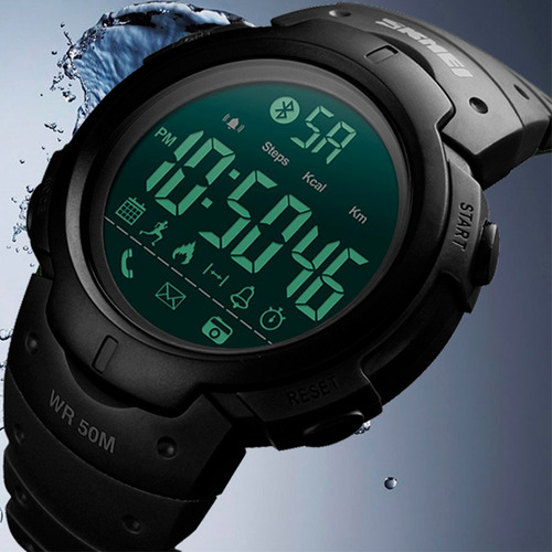 Reloj Skmei Deportivo Calorías Podómetro Acuático Bluetooth