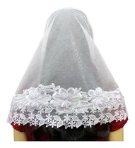 Comprar Kit 2 Véus Ccb Mãe E Filha Com Aplique Na Renda De Guipir