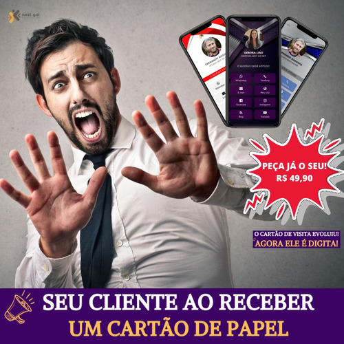 Imagem 1 de 3 de Cartão De Visita Digital