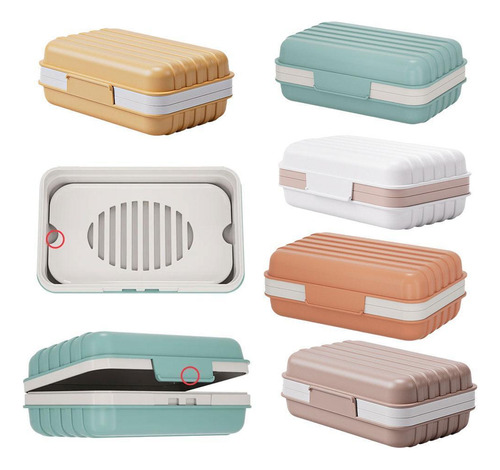 Caja De Jabón Perfumada Portátil Con Tapa, De Viaje Para El