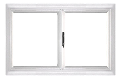 Ventana Corrediza De Pvc Blanco Fracas 35mm 60x40