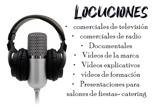 Locución Voz Para Comerciales Estudio On Line Casi 24 Horas