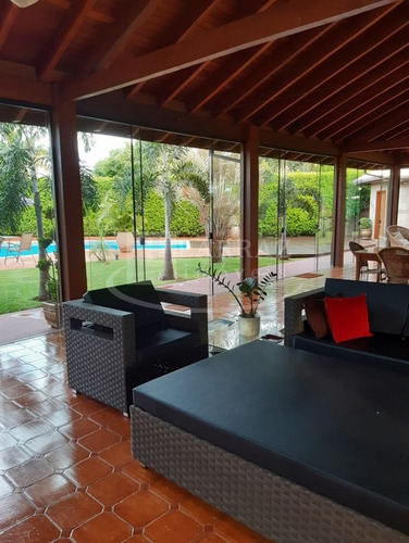 Chacara Mobiliada Em Jardinopolis, Condominio Village 2, 3 Suítes Sendo1 Master, Piscina E Salão Gourmet Em 2.000 M2 De Area Total - Ch00051 - 68999436