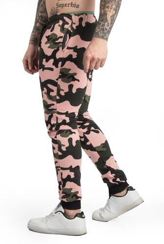Imagen 6 de 9 de Pack 2 Pantalones Joggers Camuflado Tactico Moda Militar A66