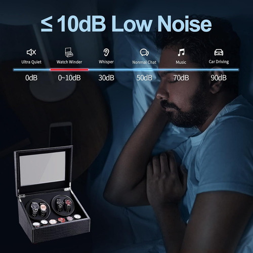 Watch Winder For Automatic Watches, Ultra Quiet Motor For...