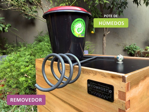 Compostera De 80l Balcón_terraza_patio