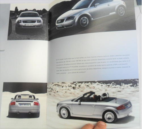 Folleto Audi Coupe Tt A3 Cabriolet S3 2000 Catalogo A6 Auto