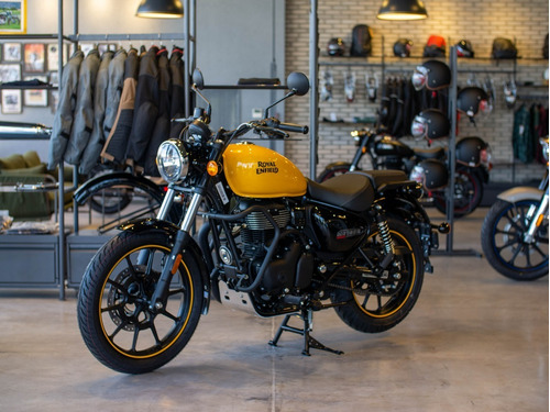 Imagen 23 de 25 de Royal Enfield Meteor Fireball Amarilla Reserva Hoy