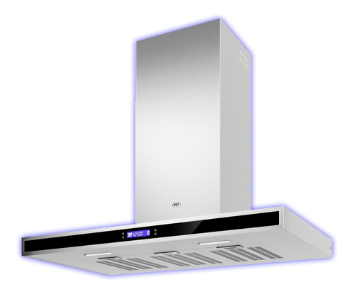 Imagen 2 de 10 de Campana Tst Colhue 60cm Touch - Pared Acero - Ahora 18