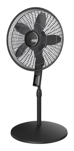 Imagen 3 de 4 de Ventilador de pie Lasko S18610 negro con 5 aspas de plástico, 18" de diámetro 120 V