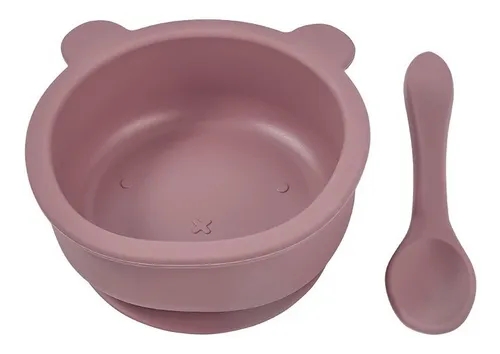 comprar Bowl Oso + Cuchara Silicona Mordisquitos