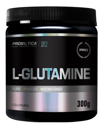 L- Glutamine Glutamina 300g Pure - Probiótica 