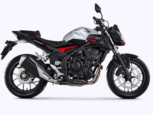 Imagem 2 de 8 de Honda Cb 500f 2022 - Prata