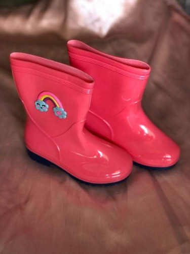 Botas De Lluvia Impermeable Para Niña