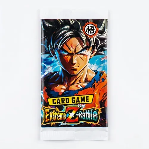 Kit 100 Cards Dragon Ball Z - 25 Pacotinhos Figurinhas Goku