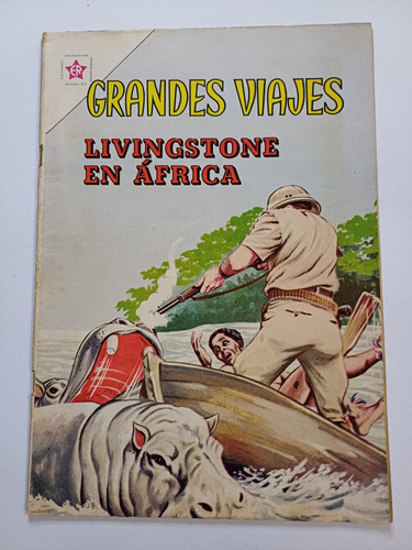Comic Grandes Viajes, #8 Livingstone En África. Er 60s