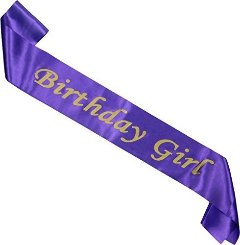 Birthday Girl Sash Para Mujeres Happy Sweet 16th 18th 19th 2