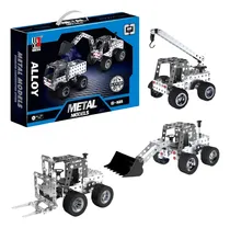 Comprar Juego De Bloques De Construccion De Metal 604 Pcs 3 En 1