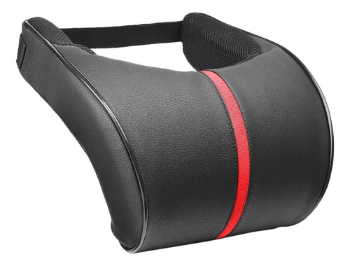 Cojines Del Resto De La Cabeza De La Almohada Del Negro Rojo