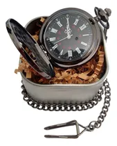 Comprar Reloj De Bolsillo Tipo Vintage Negro Manecillas Romanas