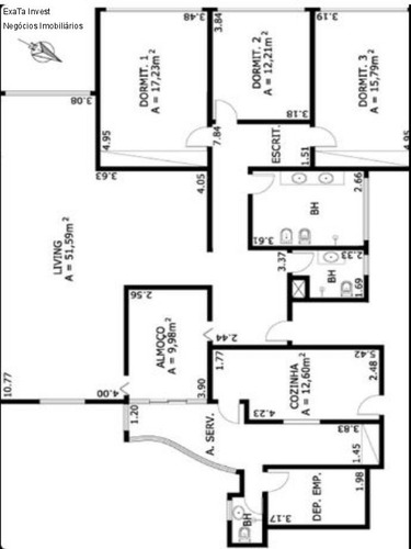 Imagem 27 de 30 de Apartamentoà Venda Com 190m² De Área Útil, Prédio Reformado Recentemente Com 3 Dormitórios E 1 Vaga. Gerdor, - Ap00247 - 68231847