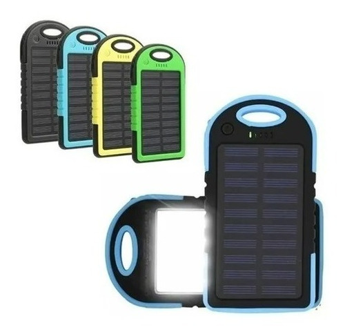 Bateria Externa Cargador Portatil Solar 22000 Mah Linterna