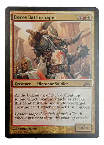 Carta Boros Battleshaper [dragon Maze] Mtg Minotaur Soldier