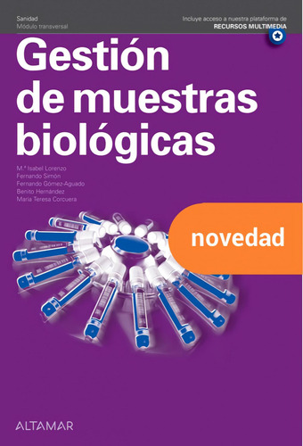 Libro: Gestión De Muestras Biológicas. Nueva Edición. M. I. 