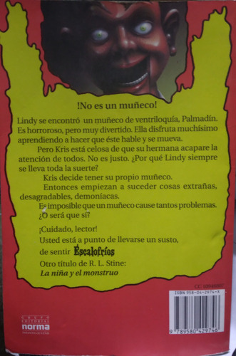 Escalofrios: La Noche Del Muñeco Viviente-r. L. Stine (Usado)