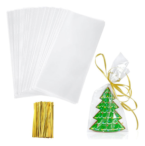 Bolsas De Celofán Transparentes Para Envolver Regalos