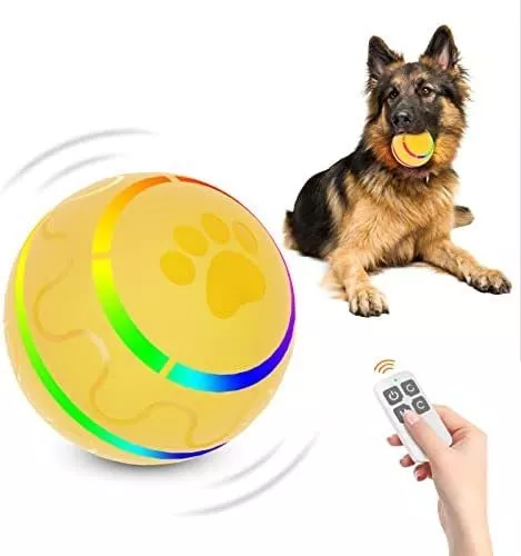 Pelota interactiva inteligente para perros y gatos con mando a distancia 