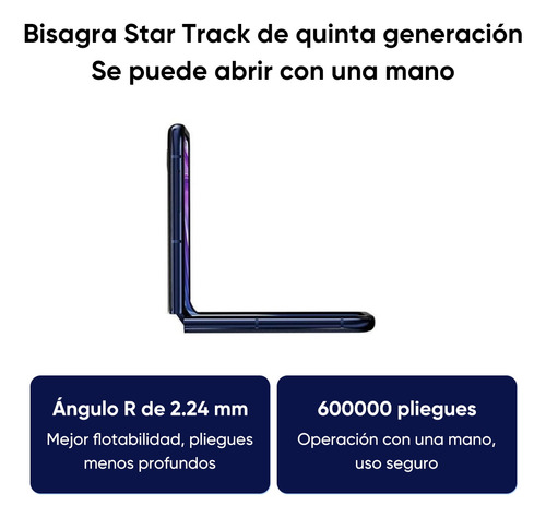 Motorola Razr 50 Ultra 5g Smartphone 12gb 256gb Dual Sim Teléfono Inteligente Plegable 165 Hz Con Nfc Azul
