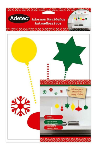 Etiqueta De Adornos De Navidad Autoadhesivo Para Pared - 277