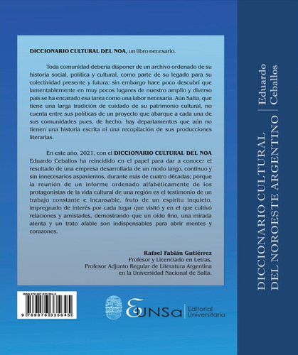 Imagen 3 de 3 de Diccionario Cultural Del Noroeste Argentino - Físico