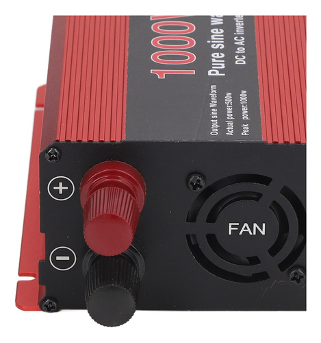 Inversor De PotĂȘncia 1000w Pure Sine Dc 12v Para Ac 220v Sob