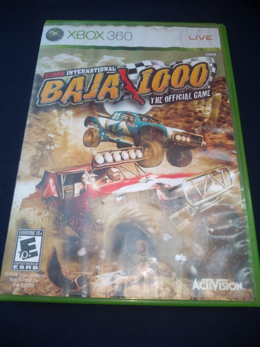 Xbox 360 Live Score International Baja 1000 Official Game