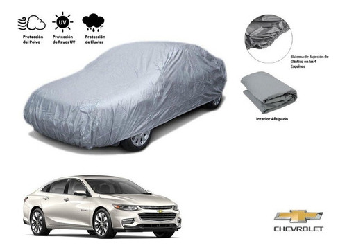 Cubierta Funda Cubreauto Afelpada Chevrolet Malibu 2016-2019