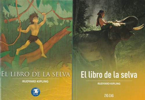 El Libro De La Selva: Español, De Rudyard Kiplin. Serie Zigzag, Vol. 1. Editorial Zigzag, Tapa Blanda, Edición Escolar En Español, 2020