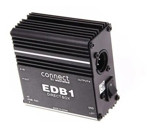 Imagen 9 de 10 de Caja Directa Pasiva Whirlwind Edb1 Salida Xlr