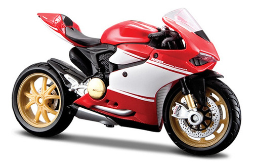 Ducati 1199 Superleggera Miniatura Metal Moto Con Base 1 [u]