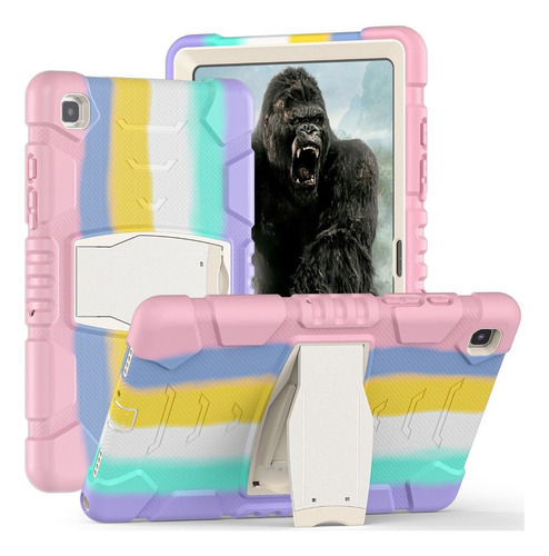 Funda De Silicona+pc Tablet Para Samsung Tab A7 Sm-t500 T505