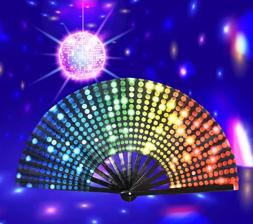 Fanático De Rodudu Uv Glow Rave, Gran Fanático De Las Manos