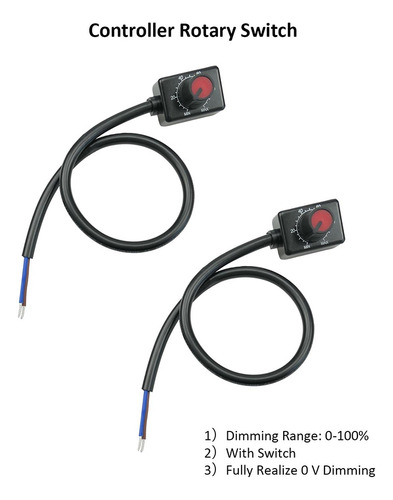 Atenuador Led Con Perilla L7 0/1-10 V, Atenuador Pasivo De B